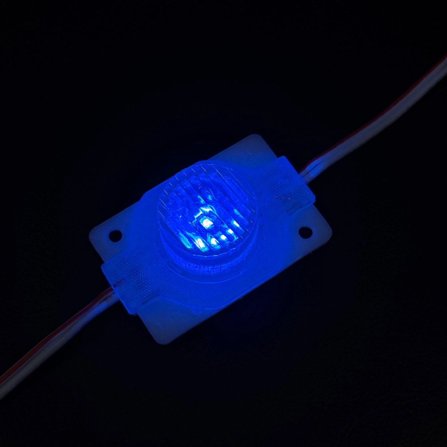 12V Round Shape RGB 1.5W COB Light with Lens | Multicolor Waterproof Backlit Sign Board & DIY Lighting Module | RGB LED Module Light