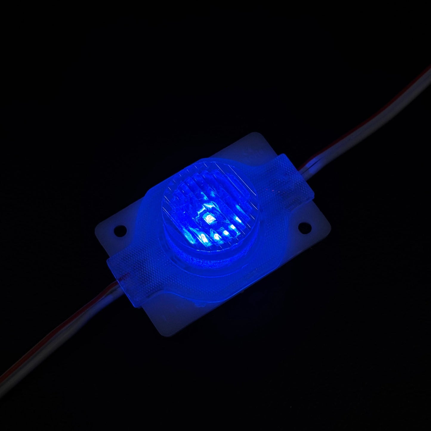 12V Round Shape RGB 1.5W COB Light with Lens | Multicolor Waterproof Backlit Sign Board & DIY Lighting Module | RGB LED Module Light