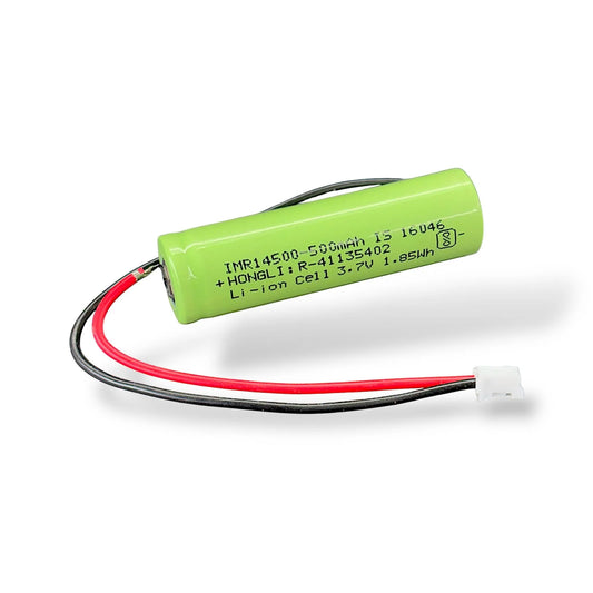 14500 Li-ion Rechargeable Battery 3.7V 500mAh with Wire Connector | Lithium-Ion Cell for DIY & Electronics Projects