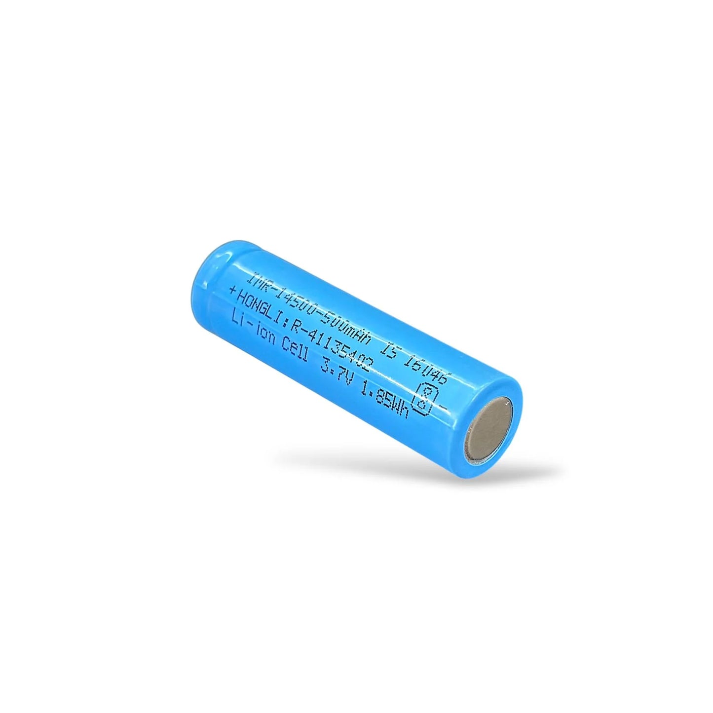 14500 Li-ion Rechargeable Battery 500mAh 1.85Wh | 3.7V Lithium Ion Cell for DIY Projects & Electronics