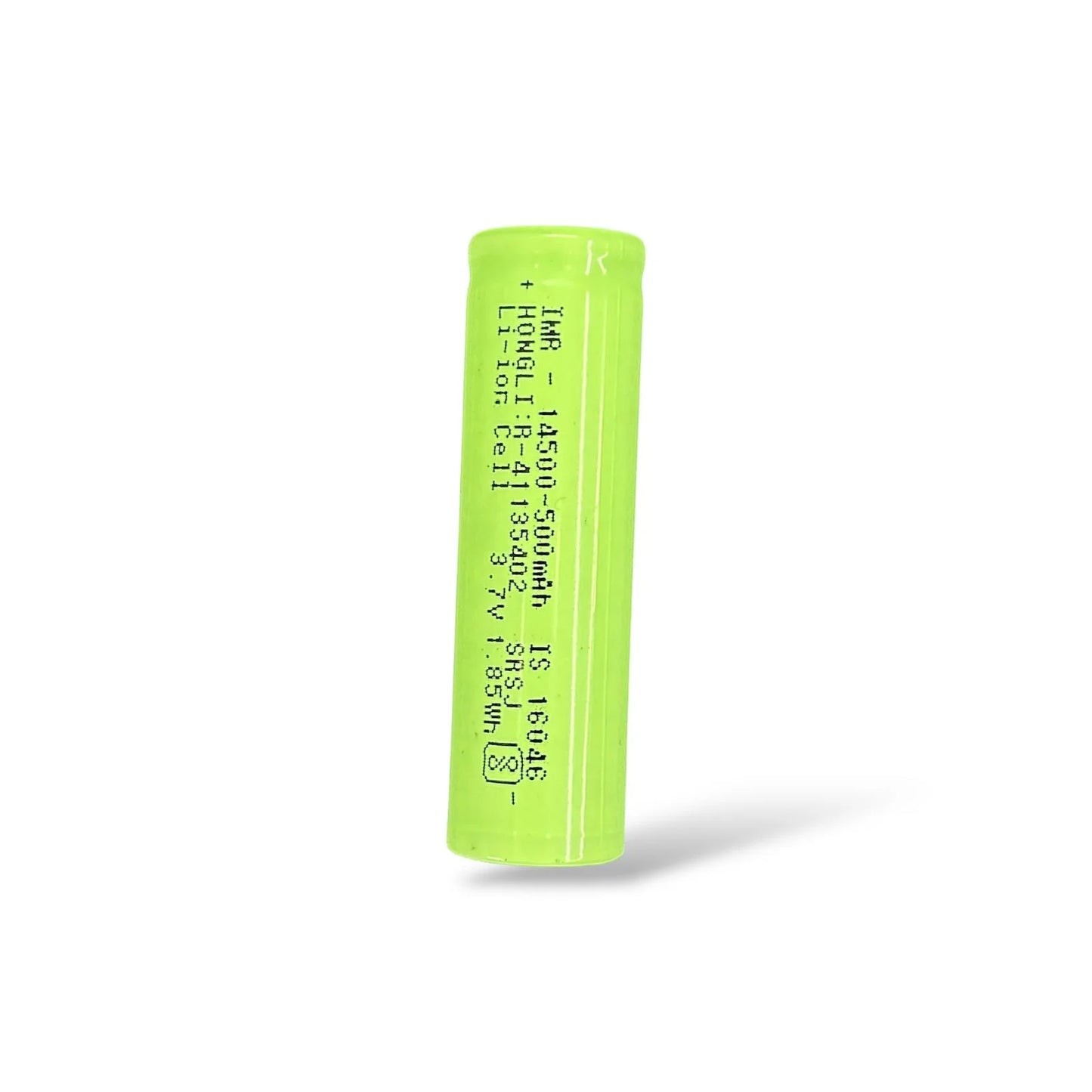 14500 Li-ion Rechargeable Battery 500mAh 1.85Wh | Hongli 3.7V Lithium Ion Cell for DIY Projects & Electronics