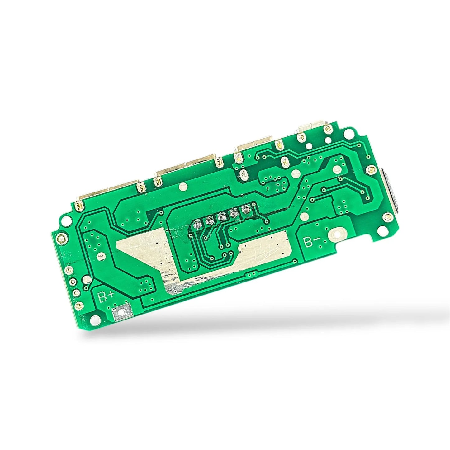 18650 Power Bank Charger Board 5V 2.4A | Dual USB + Type-C + Micro USB + Lightning Input | LED Display DIY Power Bank Module