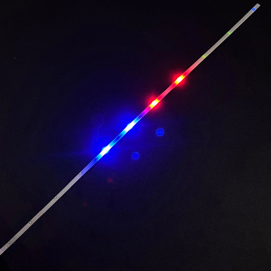 1 Feet 9-12V RGB Running LED Strip Light – Flexible, Waterproof & Bright Decorative Light for Bike, Car & DIY Projects