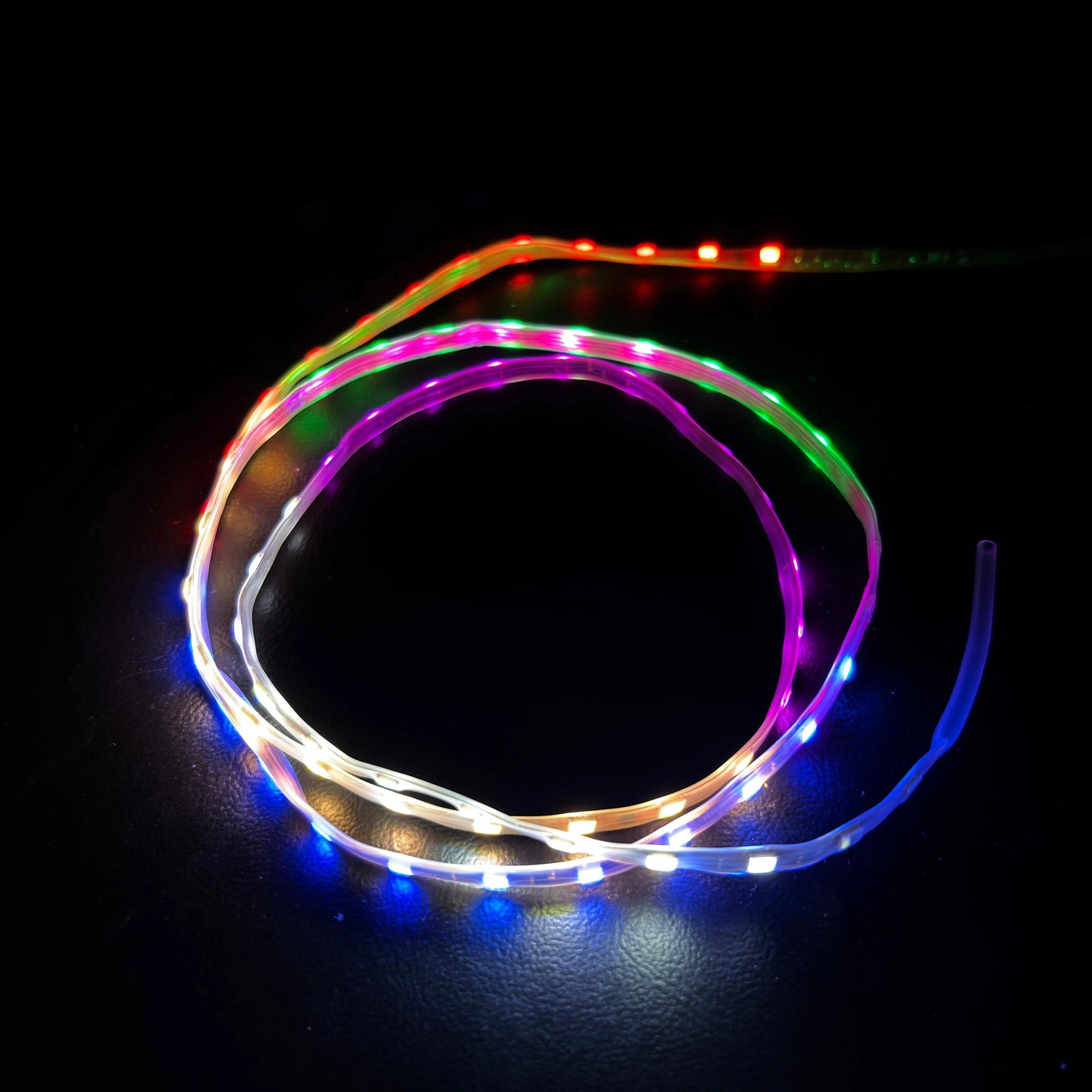1 Meter RGB LED Strip Light Kit | Flexible Multicolor Running Strip with Controller for Home & DIY Projects
