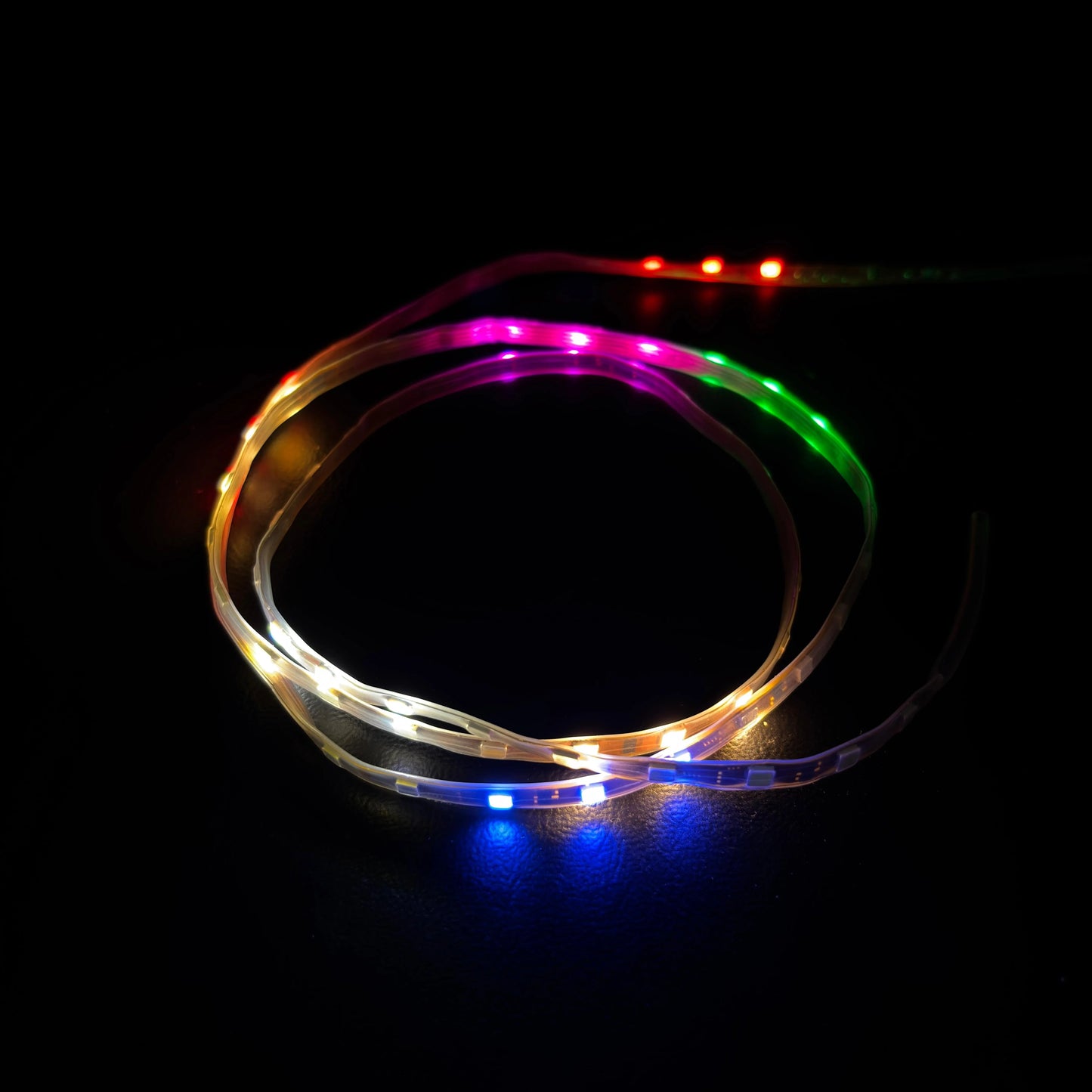 1 Meter RGB LED Strip Light Kit | Flexible Multicolor Running Strip with Controller for Home & DIY Projects