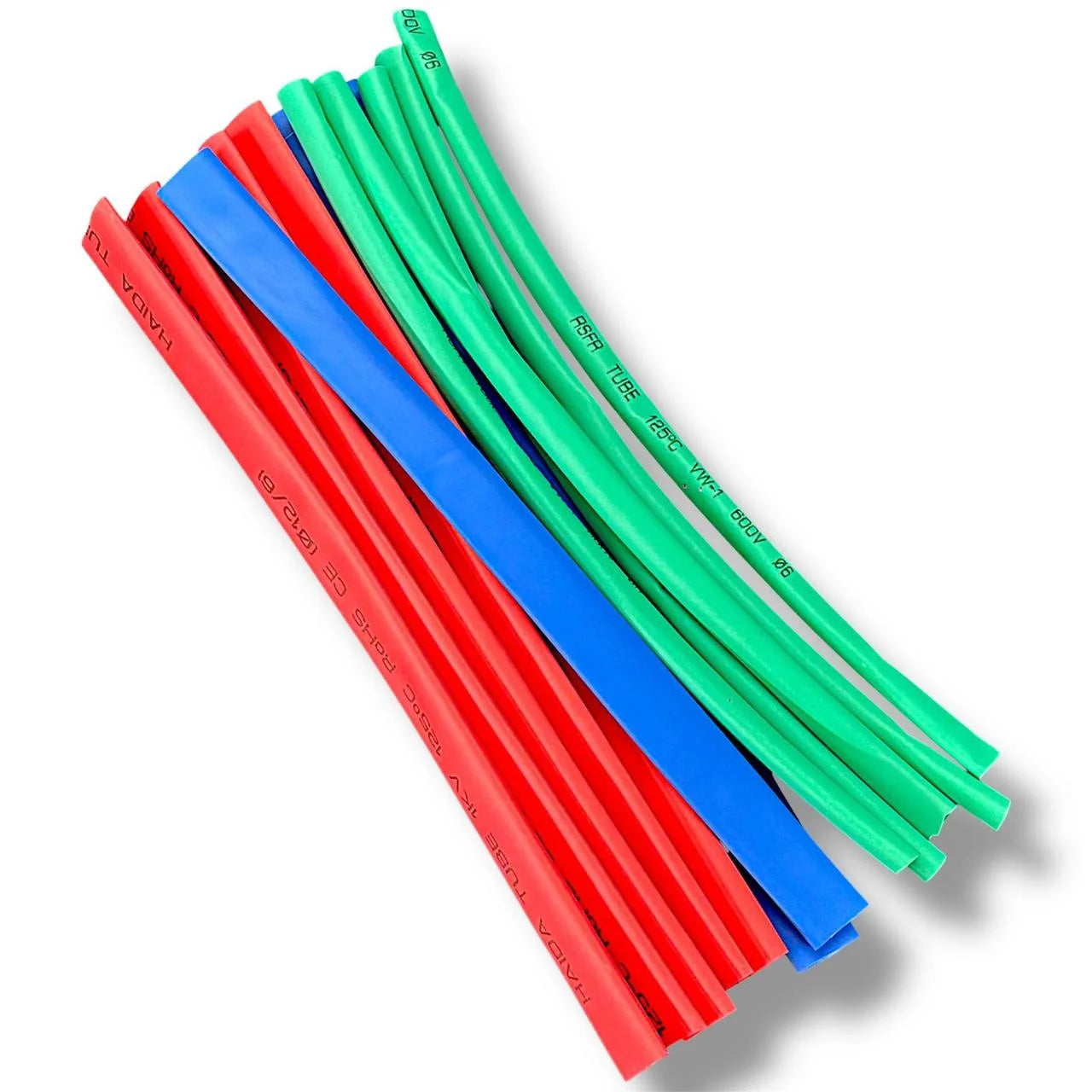2:1 Heat Shrinkable Tubing ROHS Certified – Pack of 100 Multicolor Heat Shrink Tubes for Wire Insulation, Thickness 1mm–12mm, Length 20cm