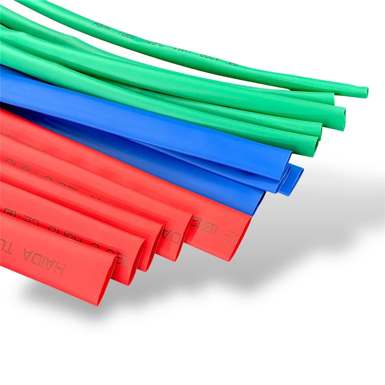 2:1 Heat Shrinkable Tubing ROHS Certified – Pack of 100 Multicolor Heat Shrink Tubes for Wire Insulation, Thickness 1mm–12mm, Length 20cm