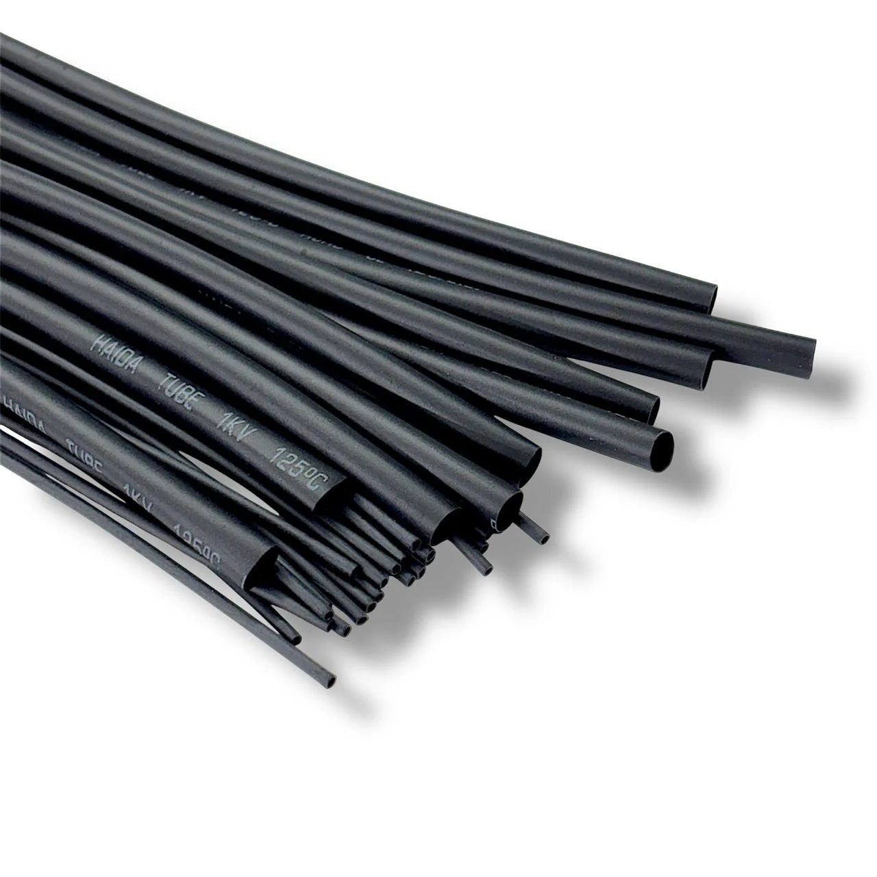 2:1 Heat Shrinkable Tubing ROHS Certified – Pack of 100 Multicolor Heat Shrink Tubes for Wire Insulation, Thickness 1mm–12mm, Length 20cm