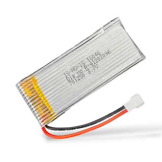 2600mAh 3.7V LiPo Rechargeable Drone Battery Size 60x25x8 mm 26g | Lithium Polymer Battery for Mini RC Drones, Quadcopters, Helicopters & DIY Projects