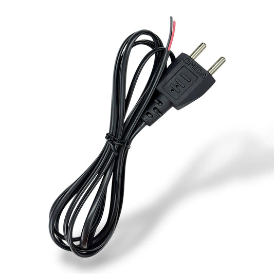 ONIDA 2 Pin Copper Wire Power Cord (2 Meter) | Flexible 2-Core Cable for DIY Electronics, Power Supply & LED Projects
