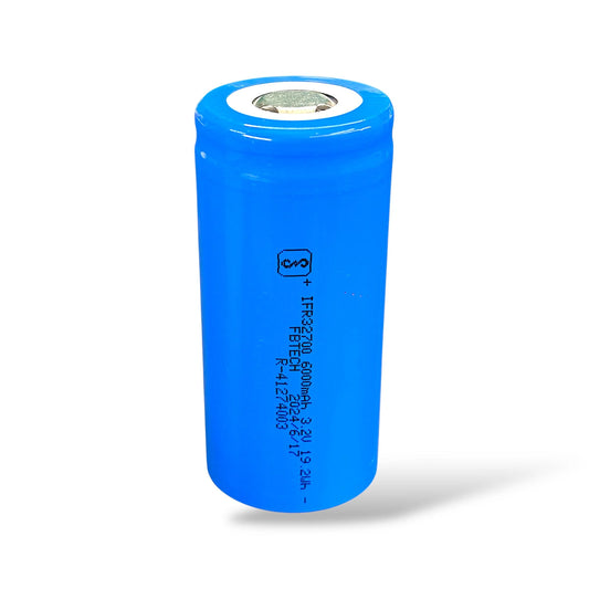 3.2V 6000mAh 19.2Wh LiFePO4 Rechargeable Battery – IFR32700 Cell for Solar, EV, Power Backup & DIY Projects
