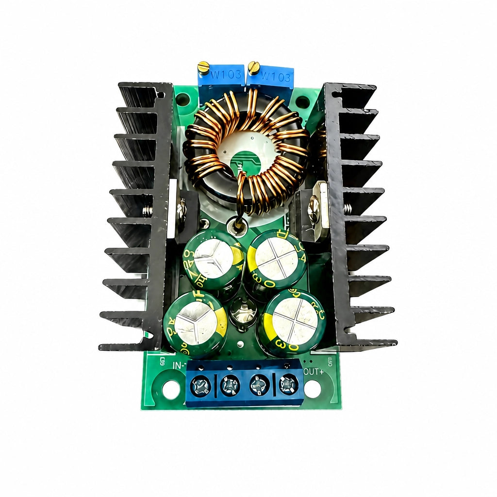 300W DC-DC Step-Down 10A Buck Converter | 10A High-Power Adjustable Voltage Regulator | 6–40V to 1.2–36V Module for Arduino, DIY & Power Supply Projects