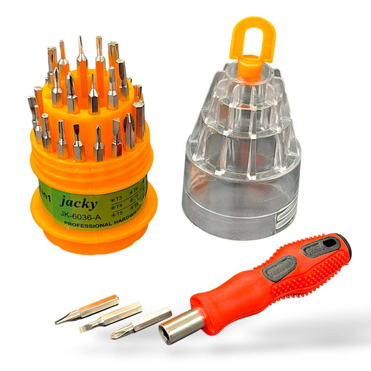 31 in 1 Precision Screwdriver Set  – Multipurpose Toolkit for Mobile, Laptop, Electronics & DIY Repair