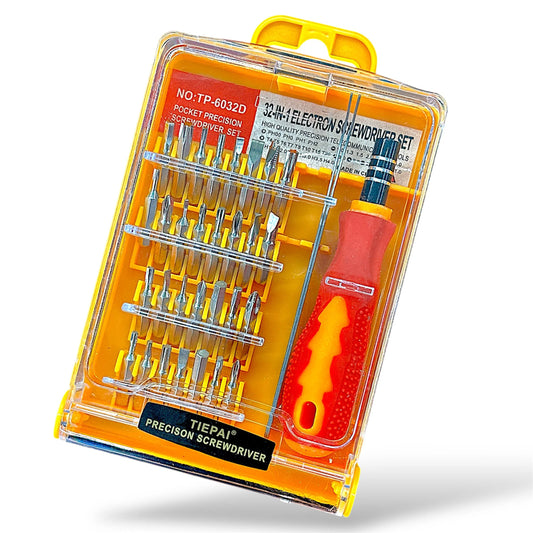 32 in 1 Precision Screwdriver Set (TP-6032D) – Multipurpose Magnetic Toolkit for Mobile, Laptop & Electronics Repair