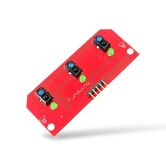3 Channel IR Infrared TCRT5000 Line Detection Sensor Module | 3 Way Array for Line Follower Robot & Arduino Projects