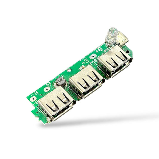 3 USB 5V 1A Power Bank Charger Module | DIY Battery Charging Circuit Board for 18650 Li-Ion