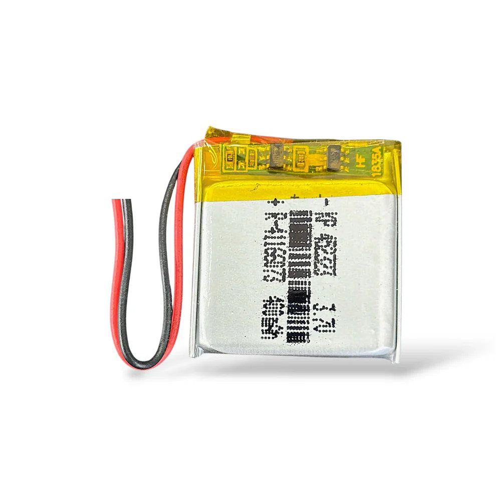 400mAh 3.7V Lithium Polymer Battery 25x25x5 mm 7g Rechargeable