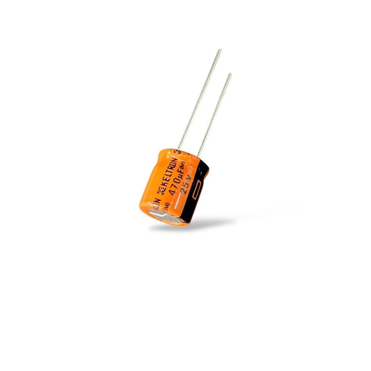 470uF 25V Electrolytic Capacitor | Radial Lead | High-Quality Filter & Power Supply Capacitor