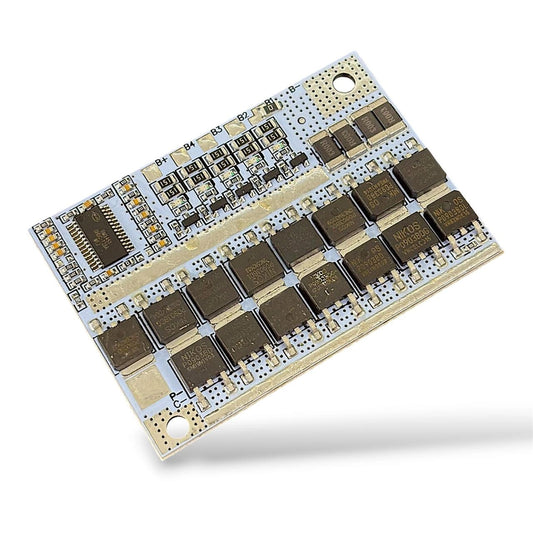 4S 100A LiFePO4 BMS Protection Board with Balance Charging | Lithium Battery Management System PCB for 12.8V Battery Packs