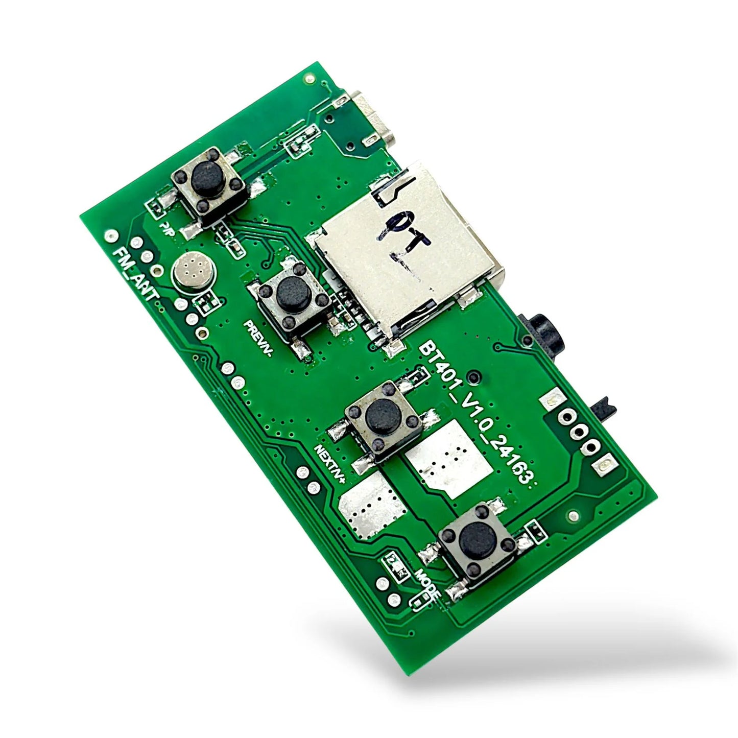 2 Speaker + 1 Mic + 1 LED Light Output 5V Bluetooth Audio Kit  | DIY Wireless Speaker Module for Projects & Home Audio Systems