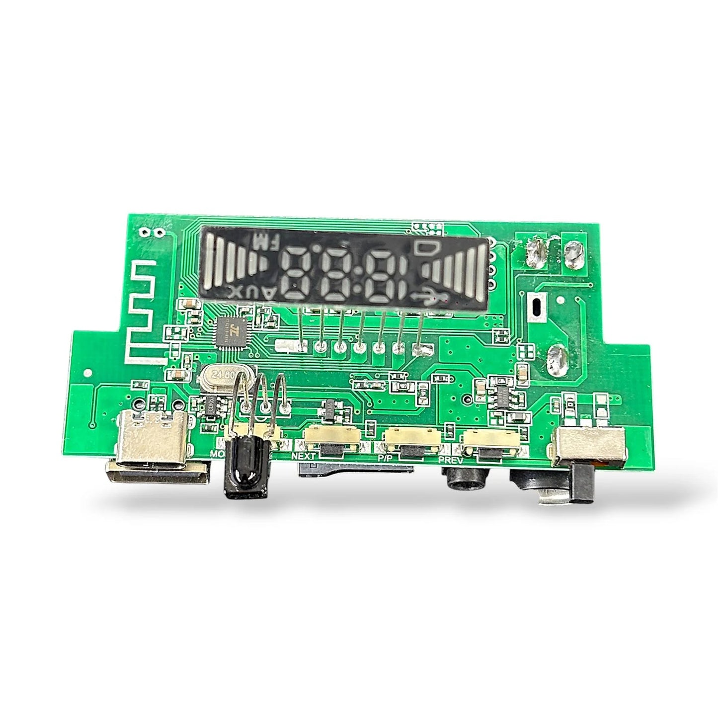 5V Wireless Hi-Fi Bluetooth Audio Amplifier Module | USB / FM / Type-C Input | 5W + 5W Stereo Amplifier Board with Display