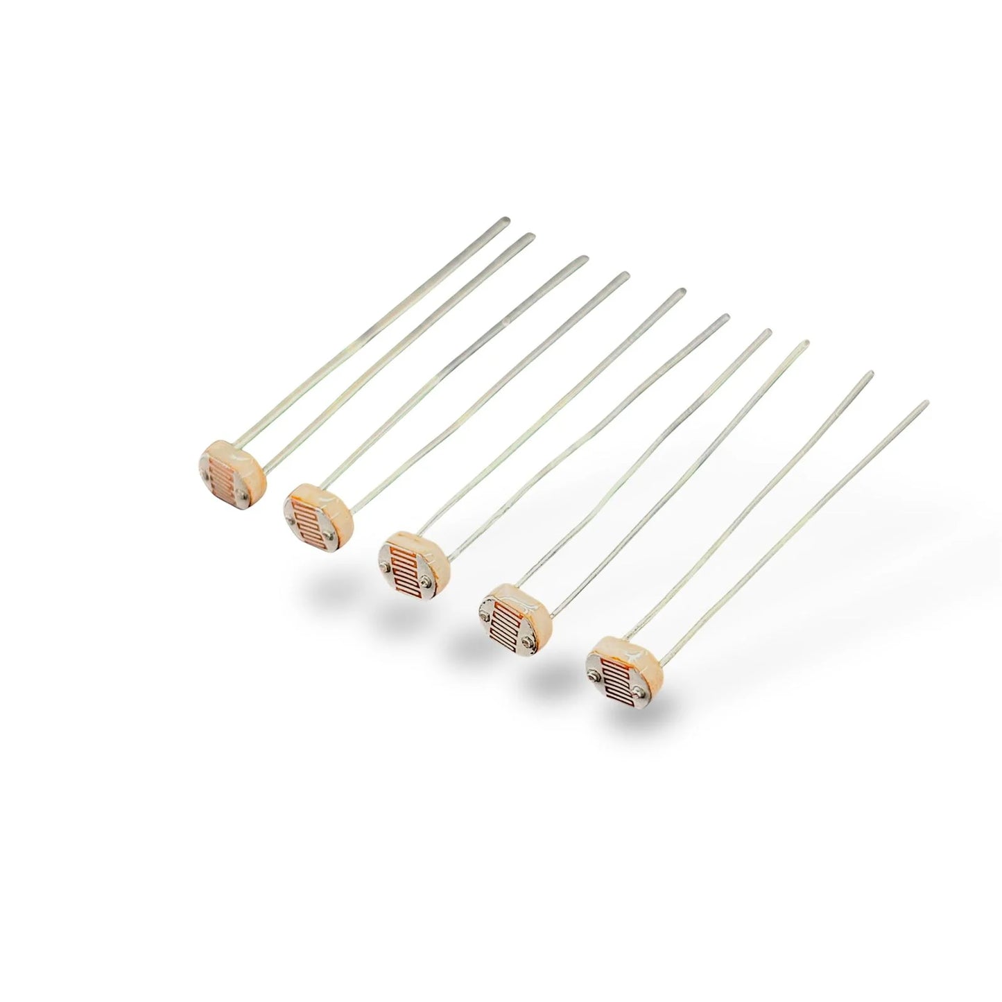 5mm LDR Light Dependent Resistor Pack of 5 | Photoresistor Sensor for Arduino, Automatic Light Control & DIY Electronics