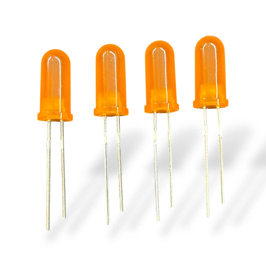 5 mm Orange LED (Order atleast 100 LED & Get 10 Free)