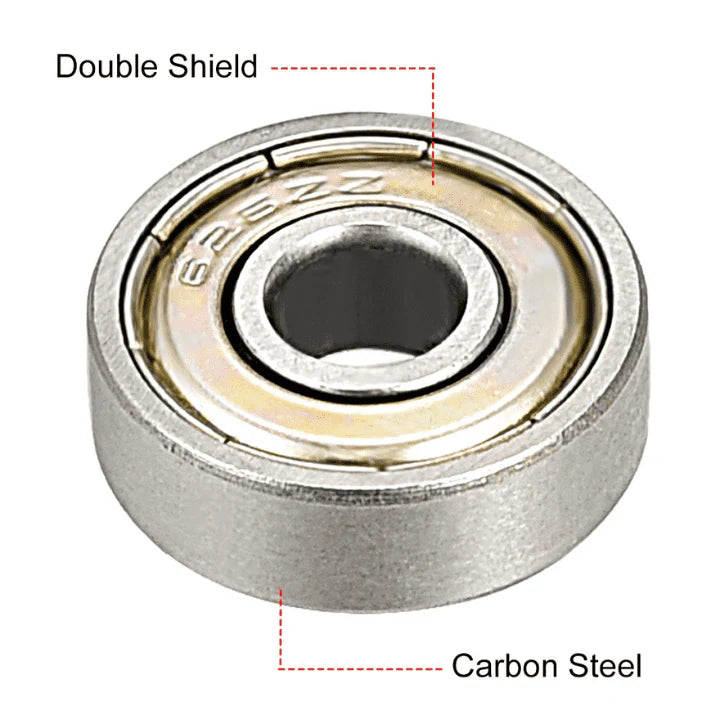 626ZZ Radial Ball Bearing | Double Shielded Steel Bearing for 3D Printer, CNC & DIY Projects