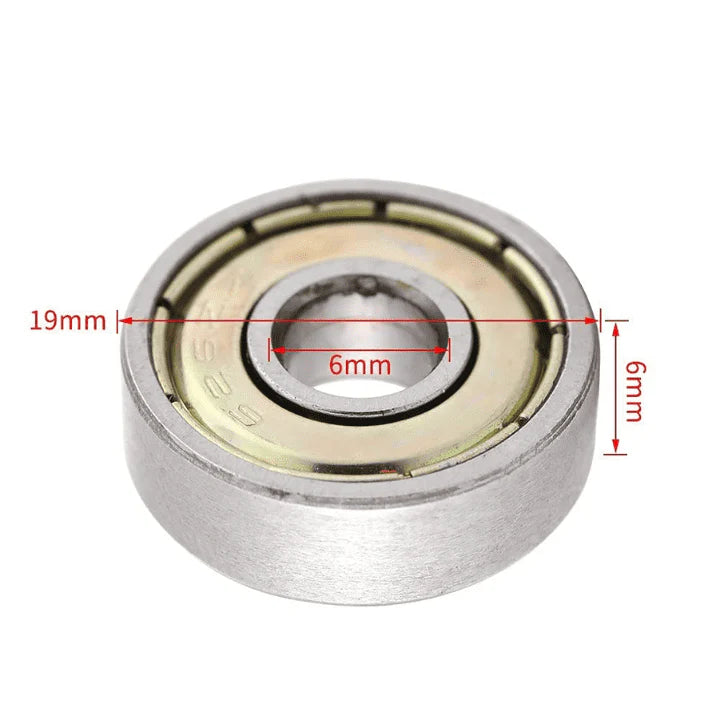 626ZZ Radial Ball Bearing | Double Shielded Steel Bearing for 3D Printer, CNC & DIY Projects