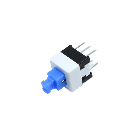 6 Pin Self Locking Push Button Switch Pack of 2 | Push ON Push OFF Latching Switch for Electronics, DIY Projects & Control Panels