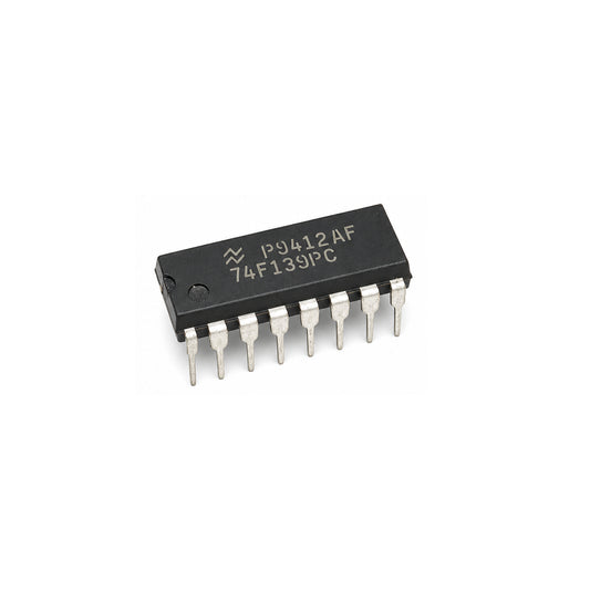 74F139PC IC 74139 Dual 2-to-4 Line Decoder & Demultiplexer | 74F139 TTL Logic IC DIP-16 for Digital Electronics