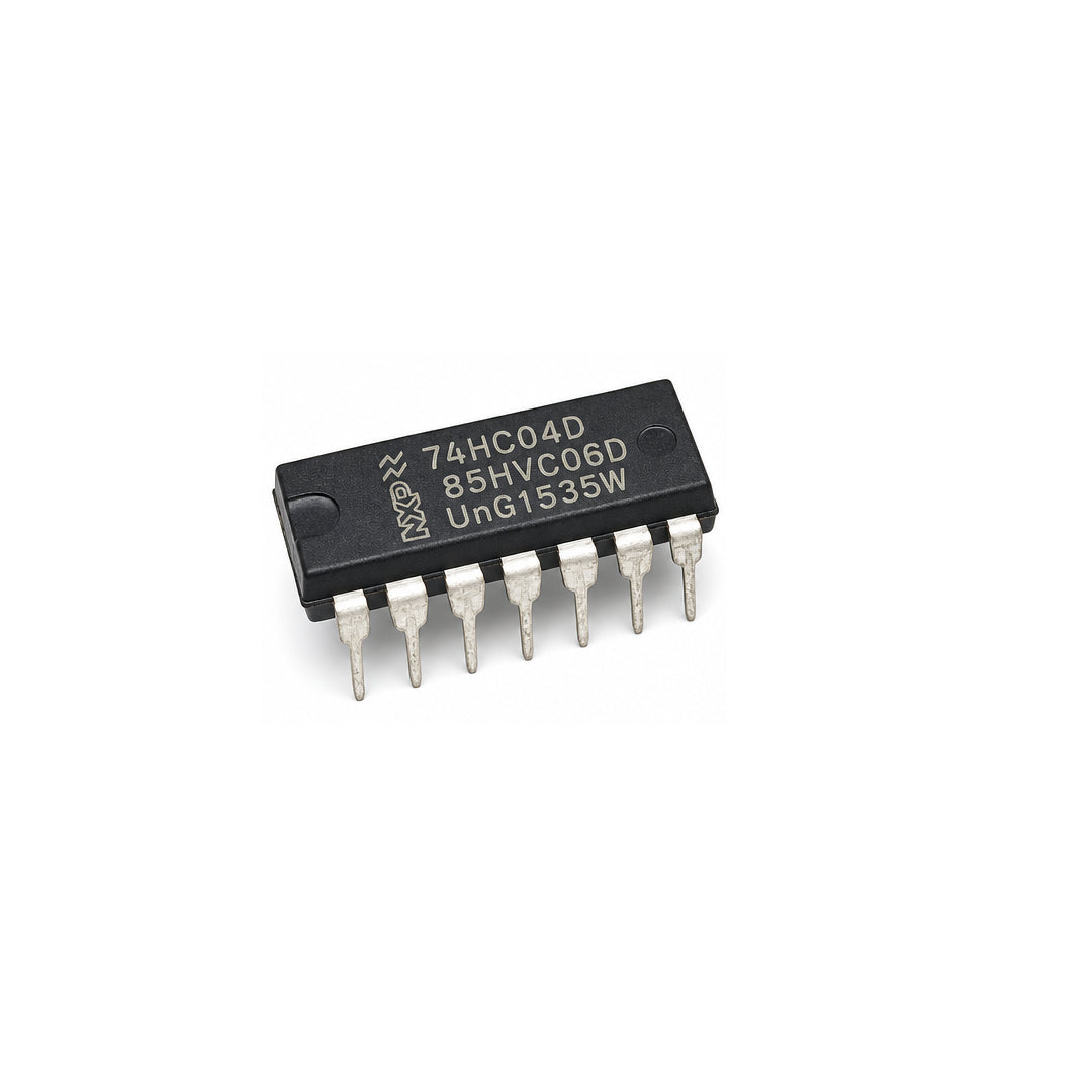 74HC04D IC 7404 | Hex Inverter / NOT Gate CMOS Logic IC with 6 Independent Inverters | DIP-14 / SOIC-14
