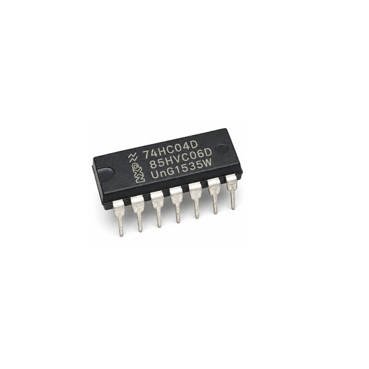 74HC04D IC 7404 | Hex Inverter / NOT Gate CMOS Logic IC with 6 Independent Inverters | DIP-14 / SOIC-14