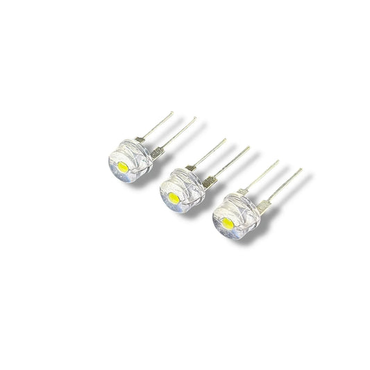 8mm 2-Pin RGB LED Light Pack of 3 | Multi-Color Through-Hole LED for DIY Electronics Projects