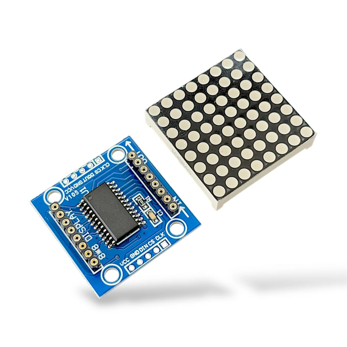 8x8 Dot Matrix Display Module Red LED | Single Color LED Matrix for Arduino, Scrolling Text & DIY Electronics