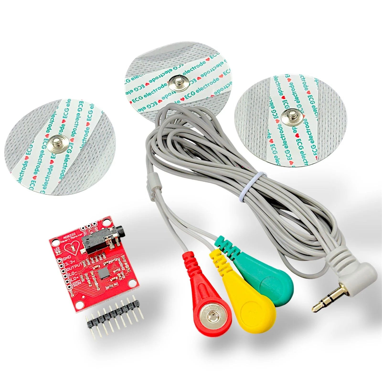 AD8232 ECG sensor module for accurate heart rate and ECG signal monito ...