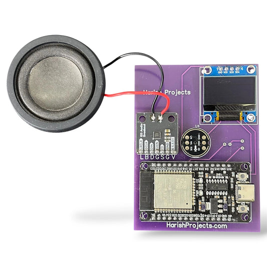 AI Voice Assistant DIY Kit using ESP32 with PCB Board | Chatbot-Based Smart Assistant Project for STEM Learning & IoT by Harish Projects