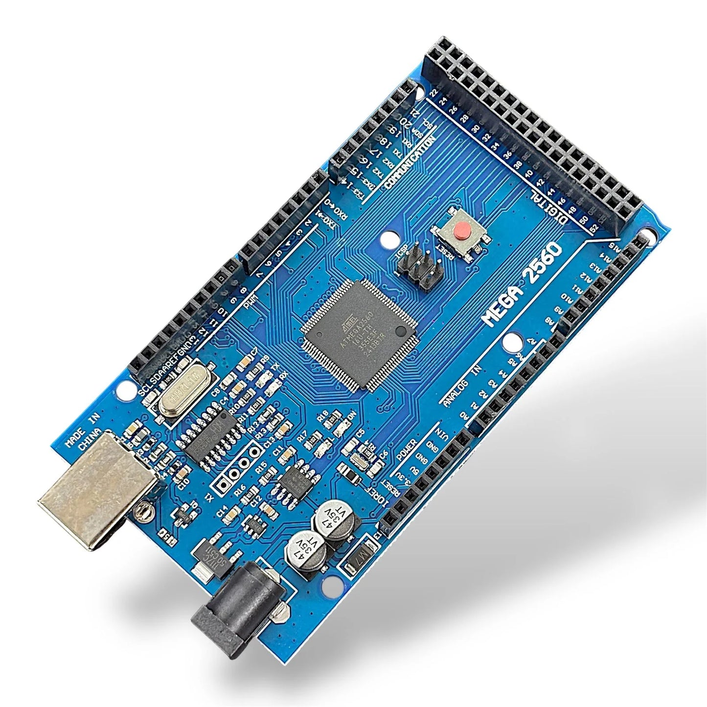 Arduino Mega 2560 R3 Development Board CH340G | ATmega2560 Microcontroller | Compatible with Arduino IDE for Robotics & DIY Projects