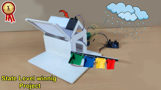Automatic Cloth Protection From Rain | State Level Science Project Kit