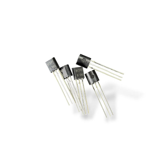 BC547 NPN Transistor Pack of 5 | General Purpose Low Power Amplifier & Switching Transistor for Electronics Projects