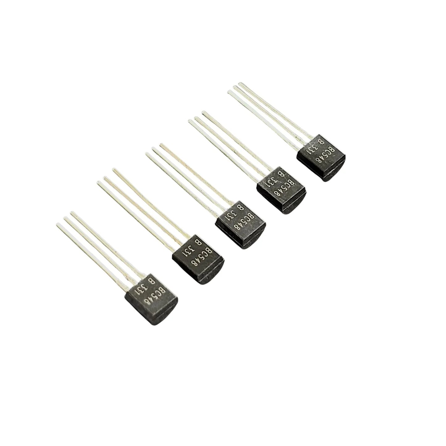 BC548 NPN Transistor Pack of 5 | Low Noise General Purpose Amplifier & Switching Transistor for Electronics Projects