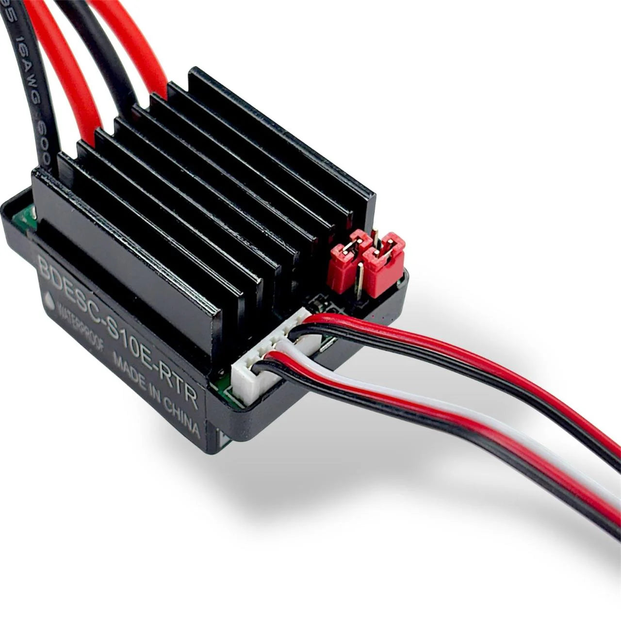 BDESC-S10E-RTR Waterproof 300A Brushed ESC | High-Power 6V–12V Electronic Speed Controller for RC Boats, Cars & Robotics