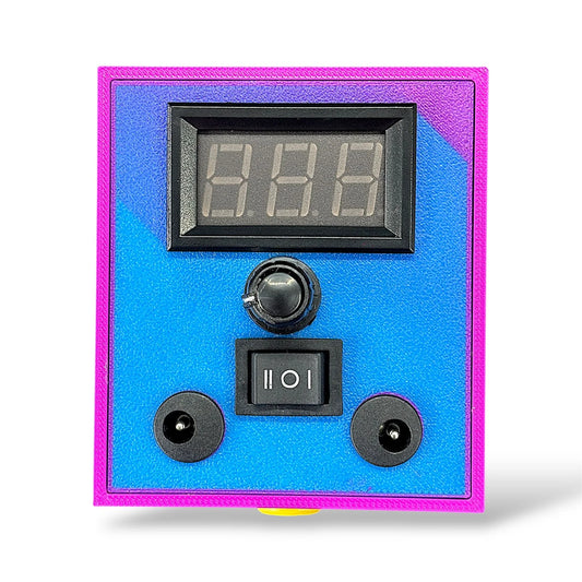 Case Cover for DIY Digital Voltage Booster (Electronics Not Included) – 80×75×28mm