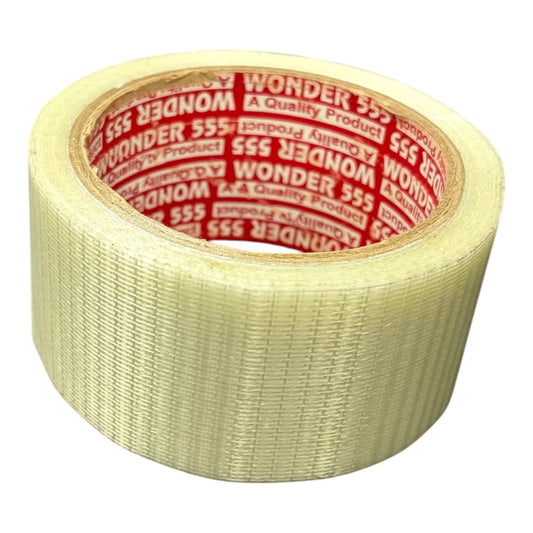 Cross Filament Tape 2 Inch × 50 Meter for Battery Packs, Electronics & Packaging