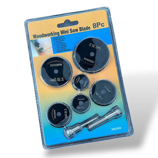 Cutter Set for 12V 775 & 555 DC Motor (8PCS) | Mini Drill Cutting Tool Set for DIY Projects & Rotary Tools