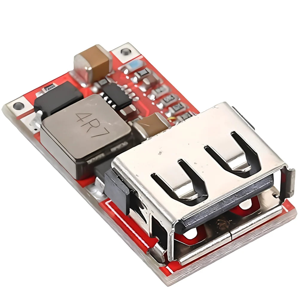 DC 6V–24V to 5V 3A Step Down Buck Converter Module | DC-DC Voltage Regulator for Arduino, ESP32, Raspberry Pi & DIY Electronics