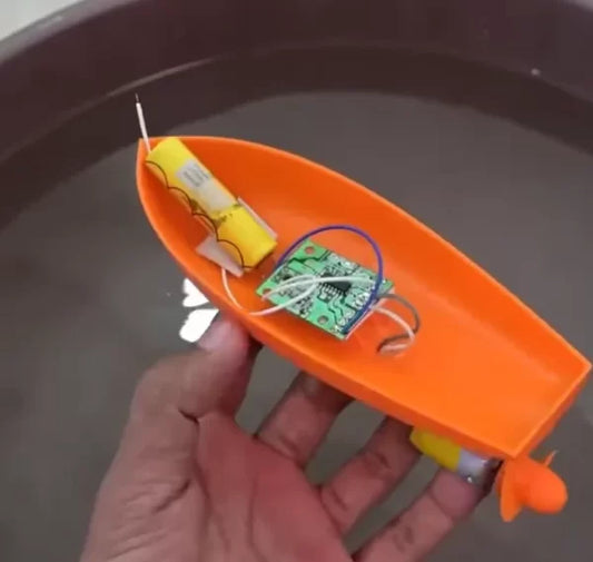 DIY Mini RC Motor Boat 3D Printed (Only Body)
