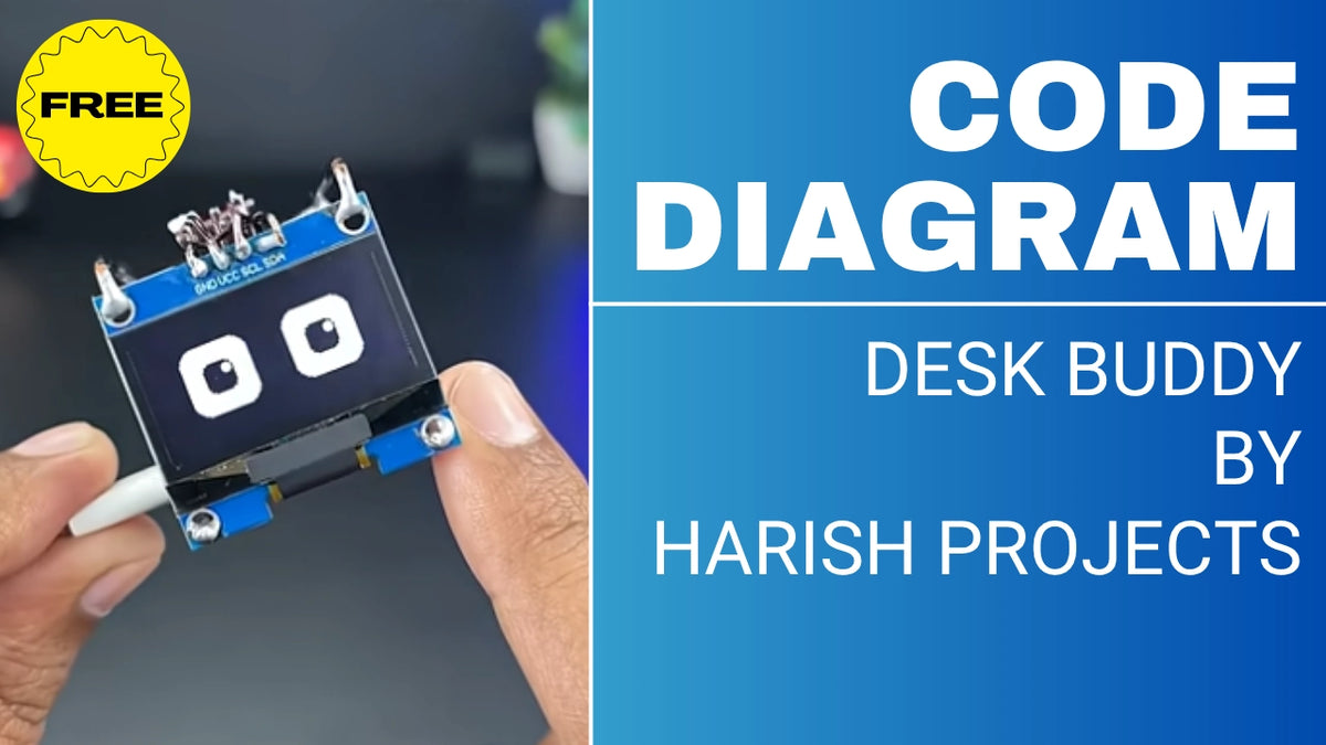 Free Project Code & Diagram for Desk Buddy by Harish Projects