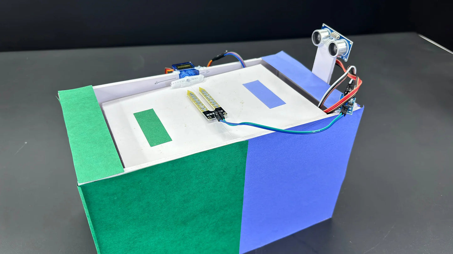 Dry & Wet Waste Segregation Smart Dustbin | Arduino Based Automatic Ga ...