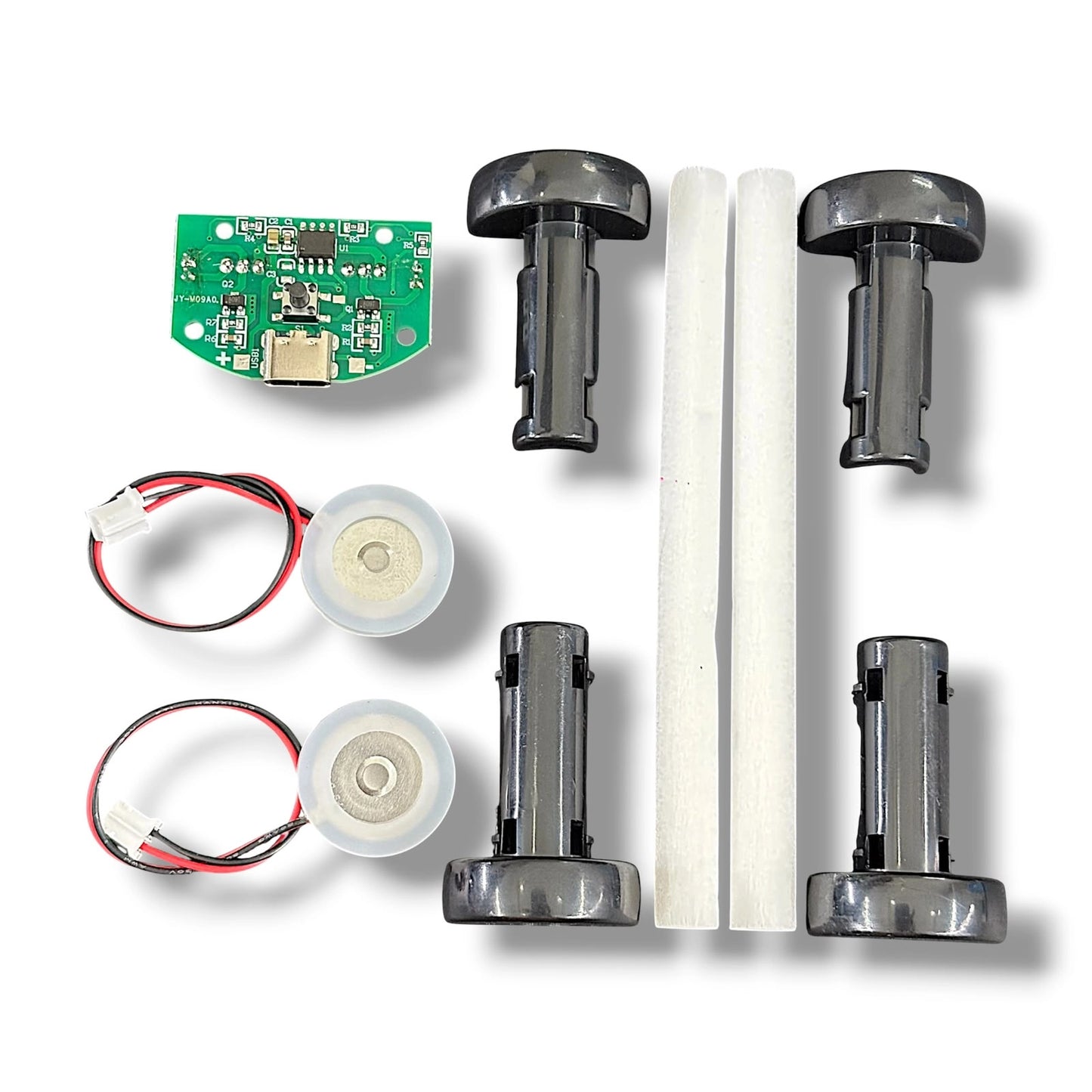 Dual Spray USB Humidifier Atomization Fog Module Type-C | Ultrasonic Mist Maker with Dual Atomizers, Ceramic Rods & Holders for DIY Humidifier Projects
